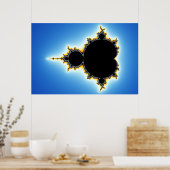 Poster Mandelbrot Set 78x52 (Cuisine)