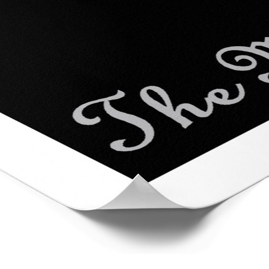 Poster Mandelbrot Set (Négatif) (Coin)