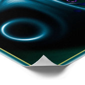 Poster Mandelbrot Star Fractal (Coin)