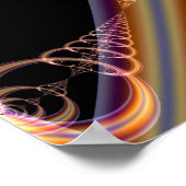 Poster Mandelbrot : translucide (Coin)