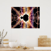 Poster Mandelbrot : translucide (Cuisine)
