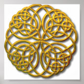 Poster Mandella or (Devant)