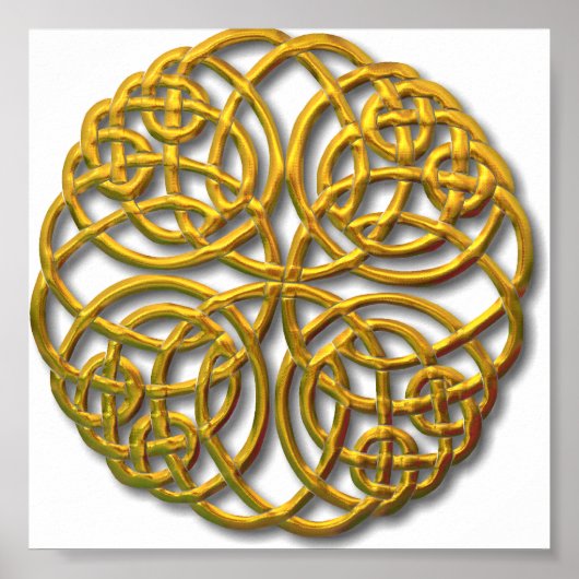 Poster Mandella or (Devant)