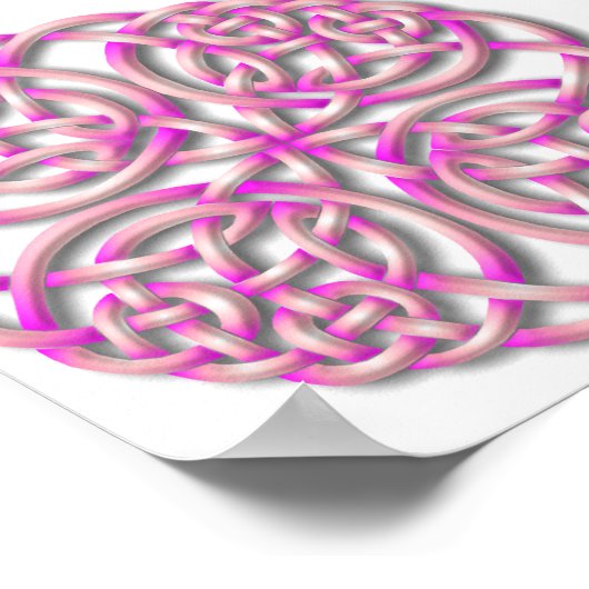 Poster Mandella rose (Coin)