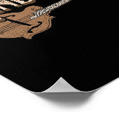 Poster Mandolin Bluegrass Folk Musique Mandolin Lecteur M (Coin)