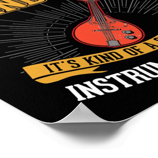 Poster Mandolin Mandoliniste 1 (Coin)