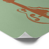 Poster Mandolin Pop Art (Coin)