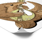 Poster Mandoline Pangolin (Coin)