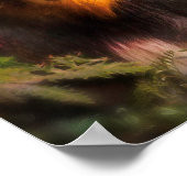 Poster Mandril Baboon MASK DANS LA JUNGLE (Coin)