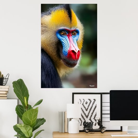 Poster Mandrill (Bureau à domicile)