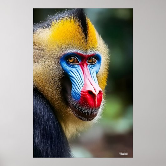 Poster Mandrill (Devant)