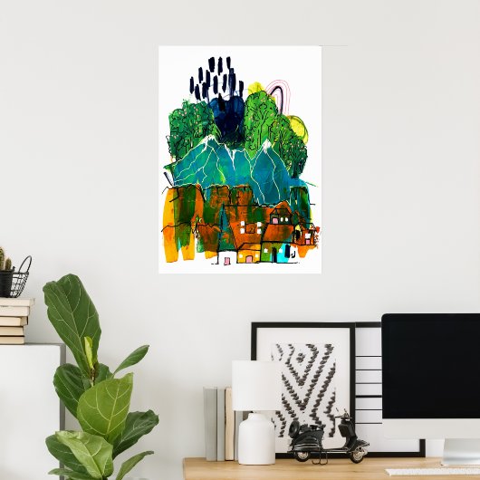 Poster Mandu (Bureau à domicile)