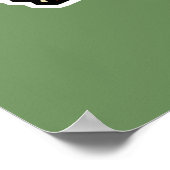 Poster Mandu Corée dumpling dim sum petit déjeuner hangul (Coin)