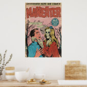 Poster MANEATER Comédie Livre Parodie Art (Cuisine)