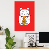 Poster Maneki Neko (Bureau à domicile)