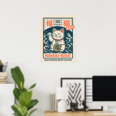 Poster Maneki-Neko (Bureau à domicile)