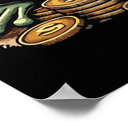 Poster Maneki Neko et Jin Chan - La chance et la prospéri (Coin)