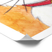 Poster Maneki Neko Lucky Calico Cat Art Imprimer (Coin)