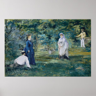 Poster Manet - A Game Of Croquet
