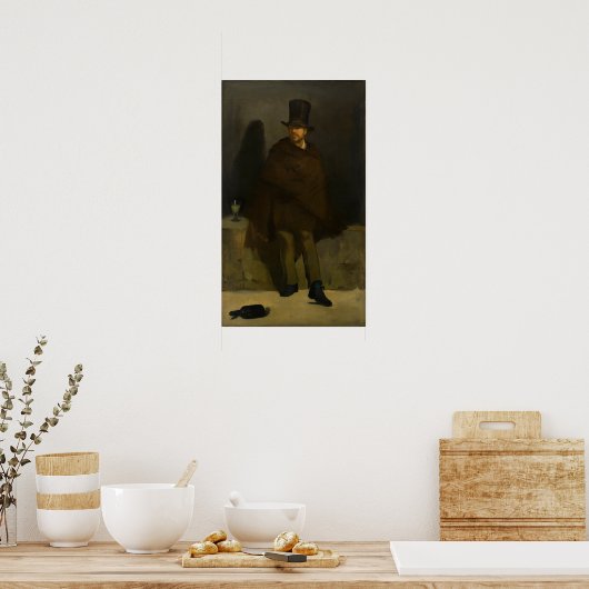 Poster Manet - Absinthe Drinker (Cuisine)