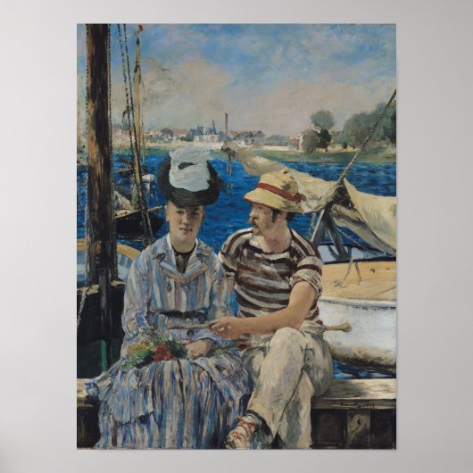 Poster Manet | Argenteuil, 1874 (Devant)