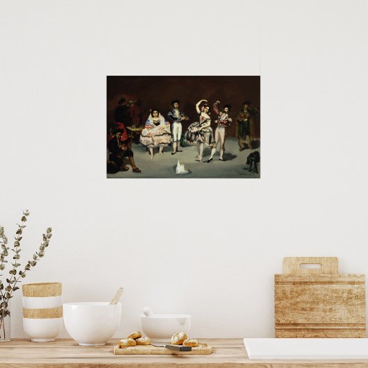 Poster Manet - Ballet espagnol (Cuisine)