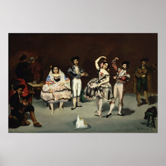 Poster Manet - Ballet espagnol (Devant)