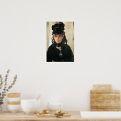 Poster Manet | Berthe Morisot avec un bouquet de violette (Cuisine)