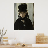 Poster Manet Berthe Morisot avec un bouquet de violettes (Cuisine)
