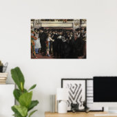 Poster Manet | Boule masquée à l'Opéra, 1873 (Bureau à domicile)