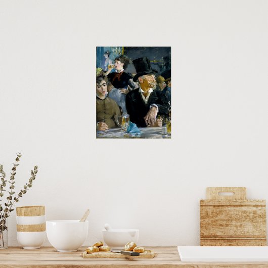 Poster Manet - Café (Cuisine)