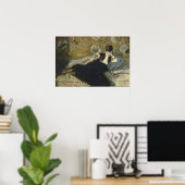 Poster Manet - Dame aux Éventails, (Nina De Callais) (Bureau à domicile)