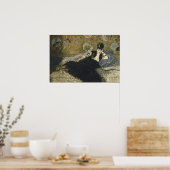 Poster Manet - Dame aux Éventails, (Nina De Callais) (Cuisine)