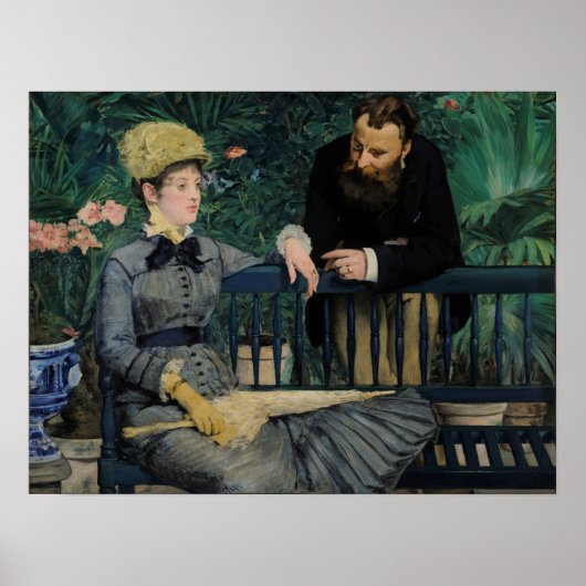 Poster Manet - Dans la serre - HQ (Devant)