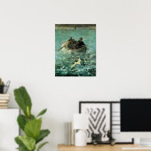 Poster Manet - Évasion de Rochefort, 1880 (Bureau à domicile)