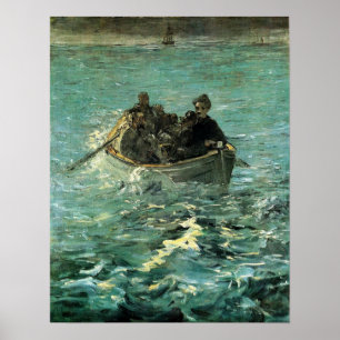 Poster Manet - Évasion de Rochefort, 1880