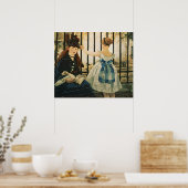 Poster Manet | Gare St. Lazare, 1872-3 (Cuisine)