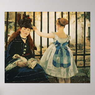 Poster Manet Gare St. Lazare, 1872-3
