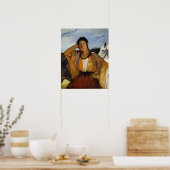 Poster Manet - Gipsy Avec Cigarette (Cuisine)