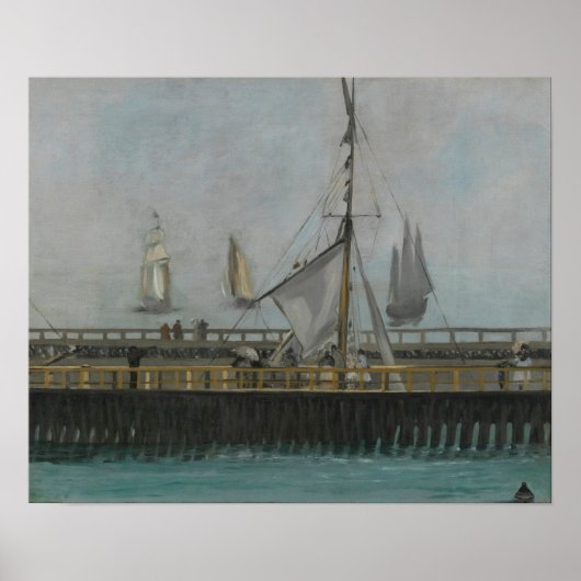 Poster Manet - Jetée à Boulogne (Devant)