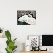 Poster Manet - La maîtresse de Baudelaire, allongée (Bureau à domicile)