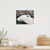Poster Manet - La maîtresse de Baudelaire, allongée (Cuisine)
