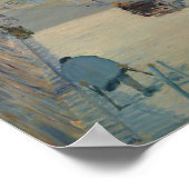 Poster Manet - La rue Mosnier aux drapeaux (1878) (Coin)