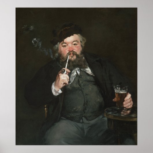 Poster Manet, Le Bon Bock (Devant)