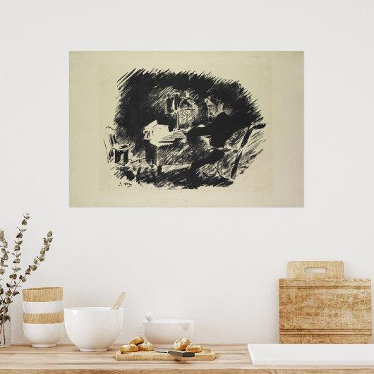 Poster Manet | Le Corbeau, 1875 (Cuisine)