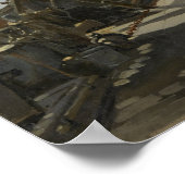 Poster Manet - Le pont du navire (Coin)