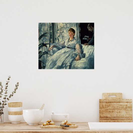 Poster Manet | Lecture, 1865 (Cuisine)