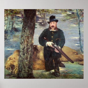 Poster Manet   Pertuiset, chasseur de lion, 1881