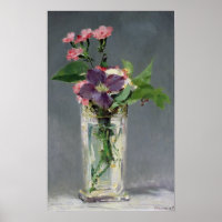Manet | Pink and Clematis in a Crystal Vase, 1882