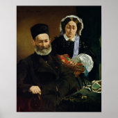Poster Manet | Portrait de M et Mme Auguste Manet (Devant)